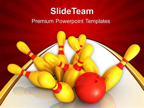 Business Strategy Game Tips Powerpoint Templates Bowling Growth Ppt Slides | PowerPoint Slide ...