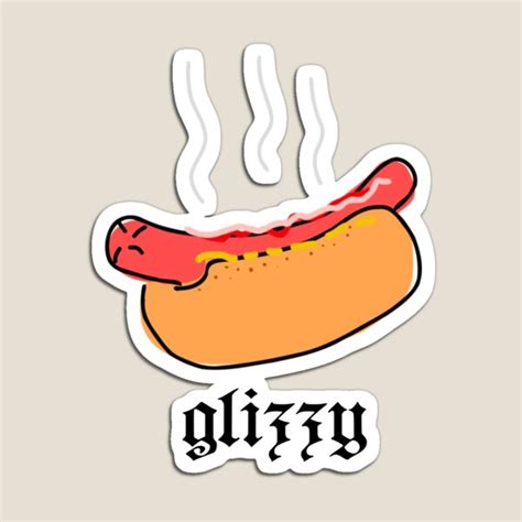 ""Glizzy" Hot Dog Meme Design" Magnet by lmzgraphics | Redbubble