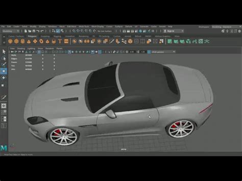 Maya 3D Car Modeling Tutorial - Car Body Design