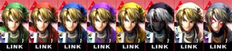 Super Smash Bros.: Zelda Characters' Alternate Skins - Zelda Dungeon