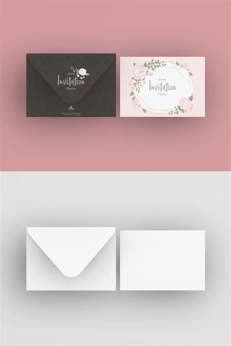 Free Invitation Mockup PSD - Free Mockup Zone