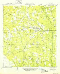 Map of Greensburg, LA in 1950 | Pastmaps