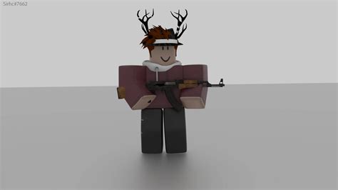 my roblox avatar holding AK-47 by XalimGFX on DeviantArt