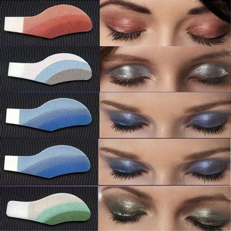 6 Pair Instant Eye Shadow Temporary Makeup Eye Stickers Glitter Glue Makeup Anti Inflammatory ...