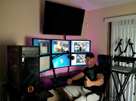 30 Coolest and Inspiring Multi monitor Gaming setups