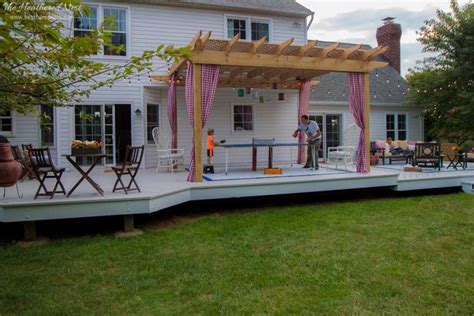 DIY Deck Makeover on a Budget from The Heathered Nest | Outdoor remodel ...