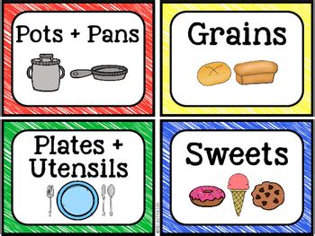 Food Group {Dramatic Play Center} Labels by Nicole Pavlicek | TPT