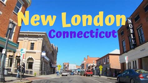 New London Connecticut (New London Ct. Downtown) Drive Thru 4K Travel ...