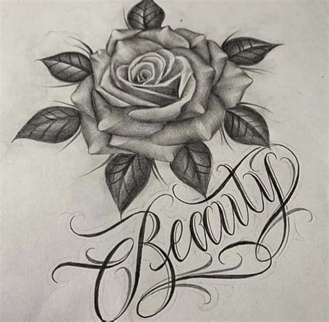 Chicano Roses Drawings