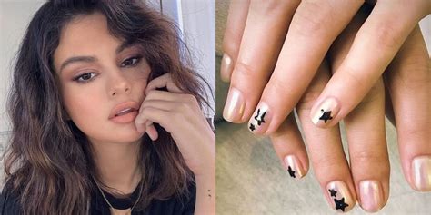 Selena Gomez's Star Nail Art | POPSUGAR Beauty