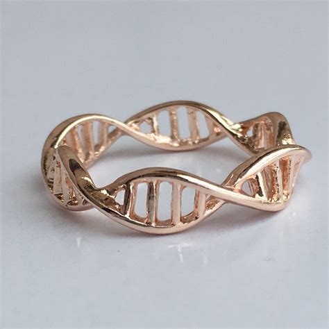 Pin by BioDept on BioDept Science Collection | Dna ring, Molecule jewelry, Ring size