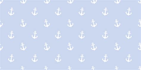 Blue anchor seamless repeat pattern background 16189797 Vector Art at ...