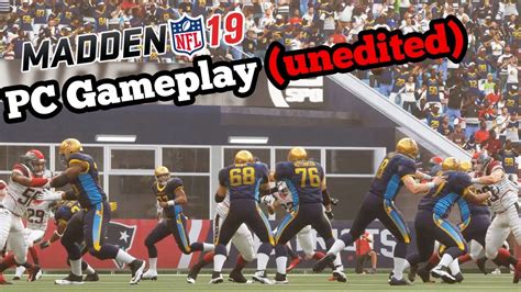 Madden 19 PC Gameplay - Madden 19 Gameplay Leak (Unedited) - YouTube