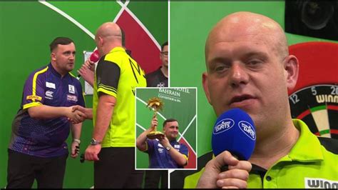 Michael van Gerwen sends classy message to Luke Littler after Bahrain Darts Masters final