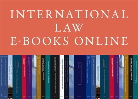 International Law E-Books Online, Collection 2014