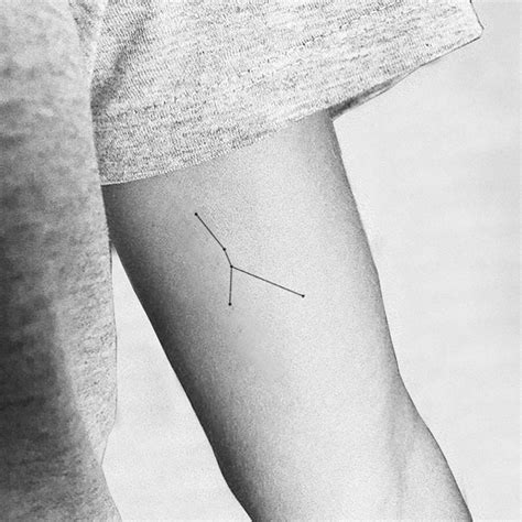 Cancer Constellation Temporary Tattoo set of 3 - Etsy Australia