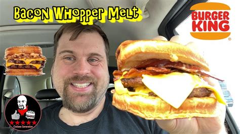 Burger King's Bacon Whopper Melt - YouTube