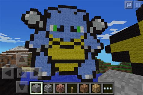 Minecraft blastoise pixel art by bandit1030 on DeviantArt