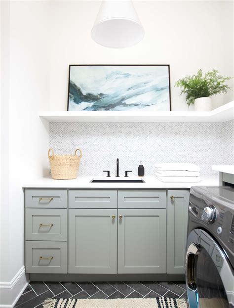 The 6 Best Laundry Room Paint Colors for Your Cabinets - Plank and Pillow