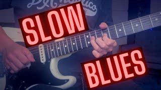 Slow Blues Guitar Backing Track Chords (A) - ChordU