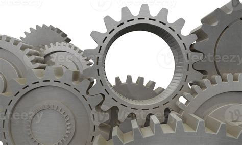 Isolated mechanical gear part of a mechanism 25254663 PNG