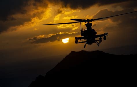 Wallpaper the sky, night, helicopter images for desktop, section ...