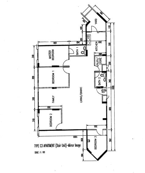 HDB floor plans rare layouts - The world of Teoalida