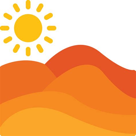 Desert Icon Illustration 6960215 Vector Art at Vecteezy