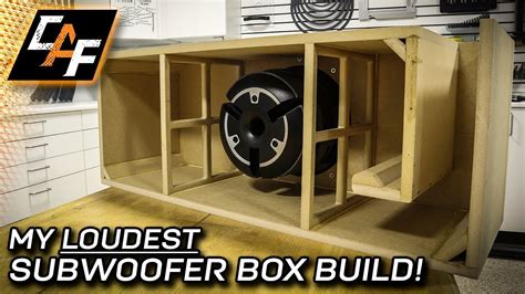 Competition Loudest Subwoofer Box Design - Design Talk