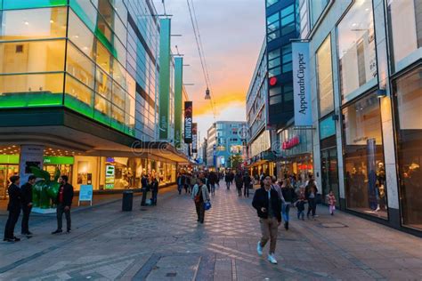 Shopping Street in the City Center of Dortmund, Germany Editorial Photography - Image of germany ...