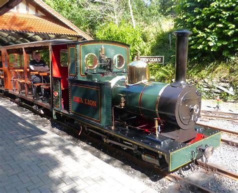 Groudle Glen Railway, Isle of Man - Sea Lion waits to depart Lhen Coan ...