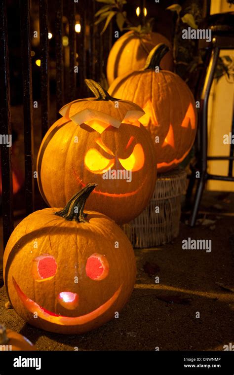 Halloween decorations in Georgetown Stock Photo - Alamy