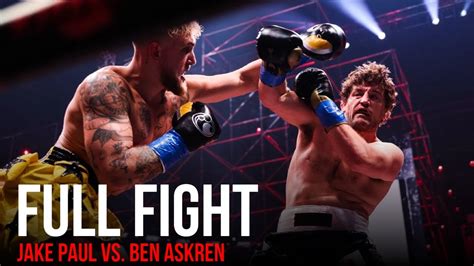 FULL FIGHT | Jake Paul vs. Ben Askren - YouTube