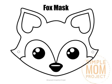 Linderung Verkauf Rache printable fox mask Überschuss Ziel Einfach