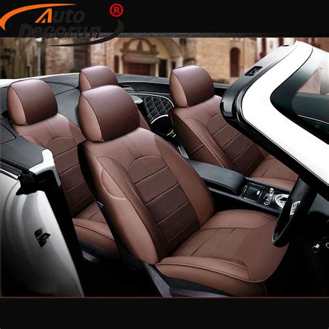 AutoDecorun 16PC/Set Perforated Genuine Leather Covers Seat for Volvo S80 Accessories Seat Cover ...