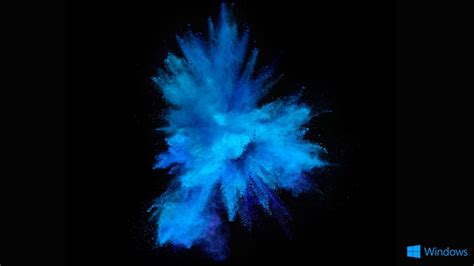 Wallpapers HD for Laptops with Blue Powder on Dark Background - HD ...