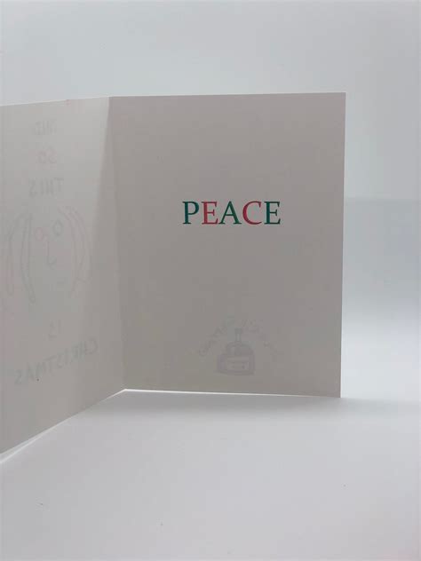 John Lennon Christmas Card - Etsy