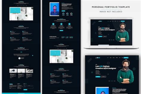 Premium PSD | Personal portfolio landing page template