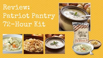 Review: Patriot Pantry 72-Hour Kit - Backdoor Survival