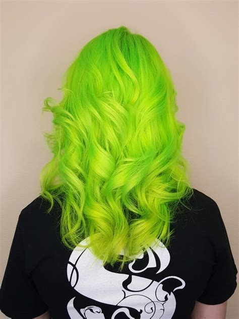 15 Bold and Vibrant Lime Green Hair Color Ideas