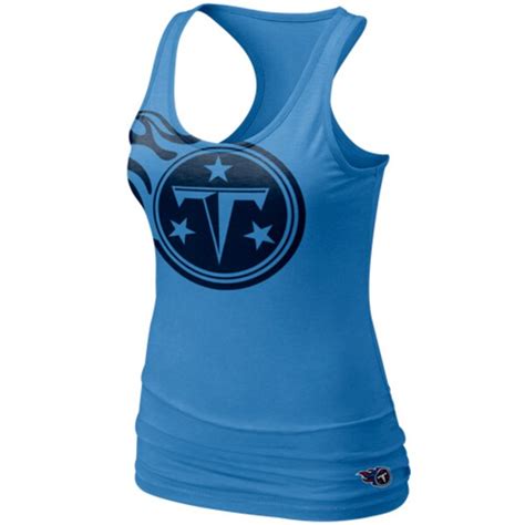 Nike Tennessee Titans Women's Big Logo Tri-Blend Tank - Light Blue ...