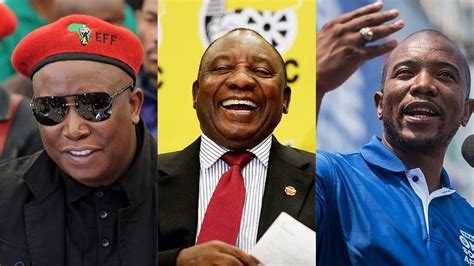 In quotes: Ramaphosa, Maimane and Malema share New Year messages