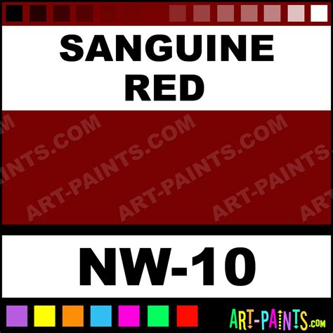 Sanguine Red Pigments Tattoo Ink Paints - NW-10 - Sanguine Red Paint ...