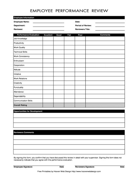 Blank Evaluation Form Template – Ovrah.com