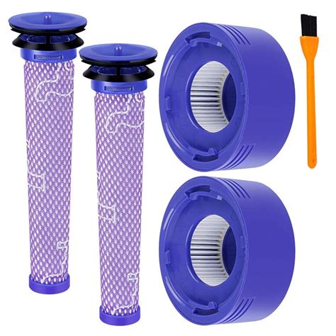 2 Pack Replacement for Dyson V8 Pre Filter + HEPA Post Filter, Compatible Dyson V7 V8 Animal ...