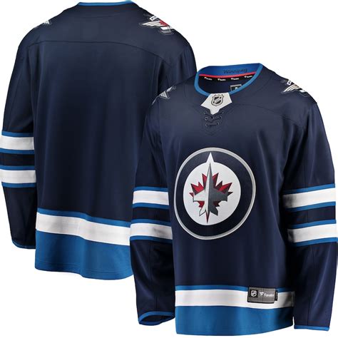 Winnipeg Jets Fanatics Branded Breakaway Home Jersey - Blue