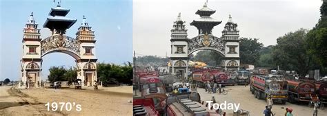 Birgunj Border 1970 vs Today : r/Nepal