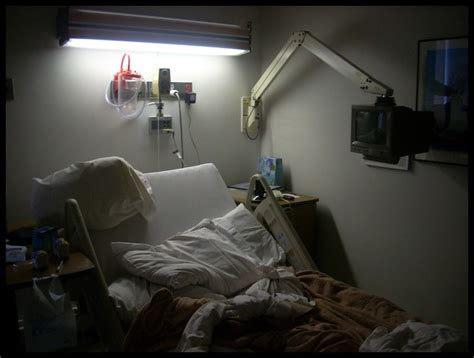 Hospital bed. | A crappy photograph taken of my hospital bed… | Flickr