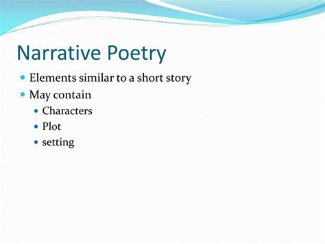 PPT - Poetry PowerPoint Presentation, free download - ID:2505502