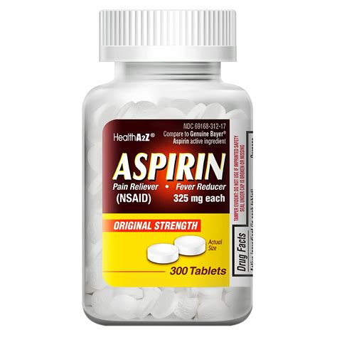 Aspirin 325 Mg 10 Tablets/strip [1 แผง], 47% OFF